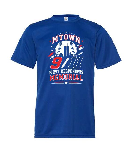 Mtown Performance Tee in Royal
