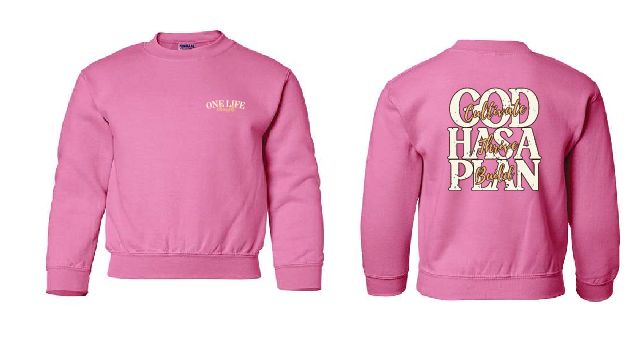 God Has A Plan Youth Sweatshirt