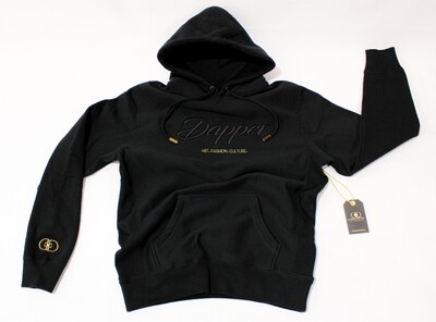 "Content &amp; Character" Hoodie "Black Noir"