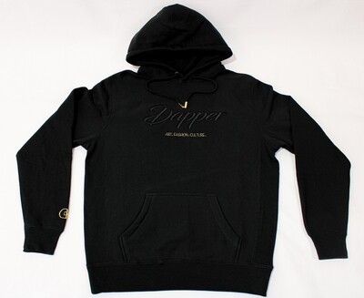 &quot;Content &amp; Character&quot; Hoodie &quot;Black Noir&quot;