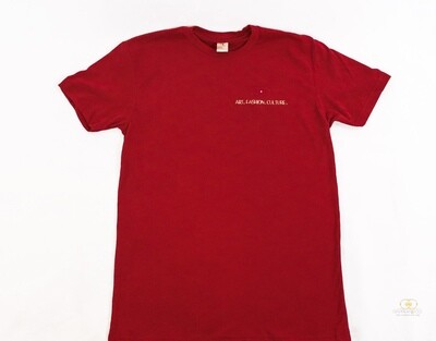 The &quot;Stamp&quot; Tee in Cranberry