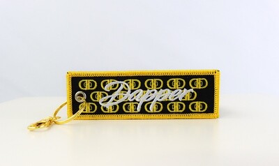 Dapper "Illusion" Key Chain (Black/Gold)