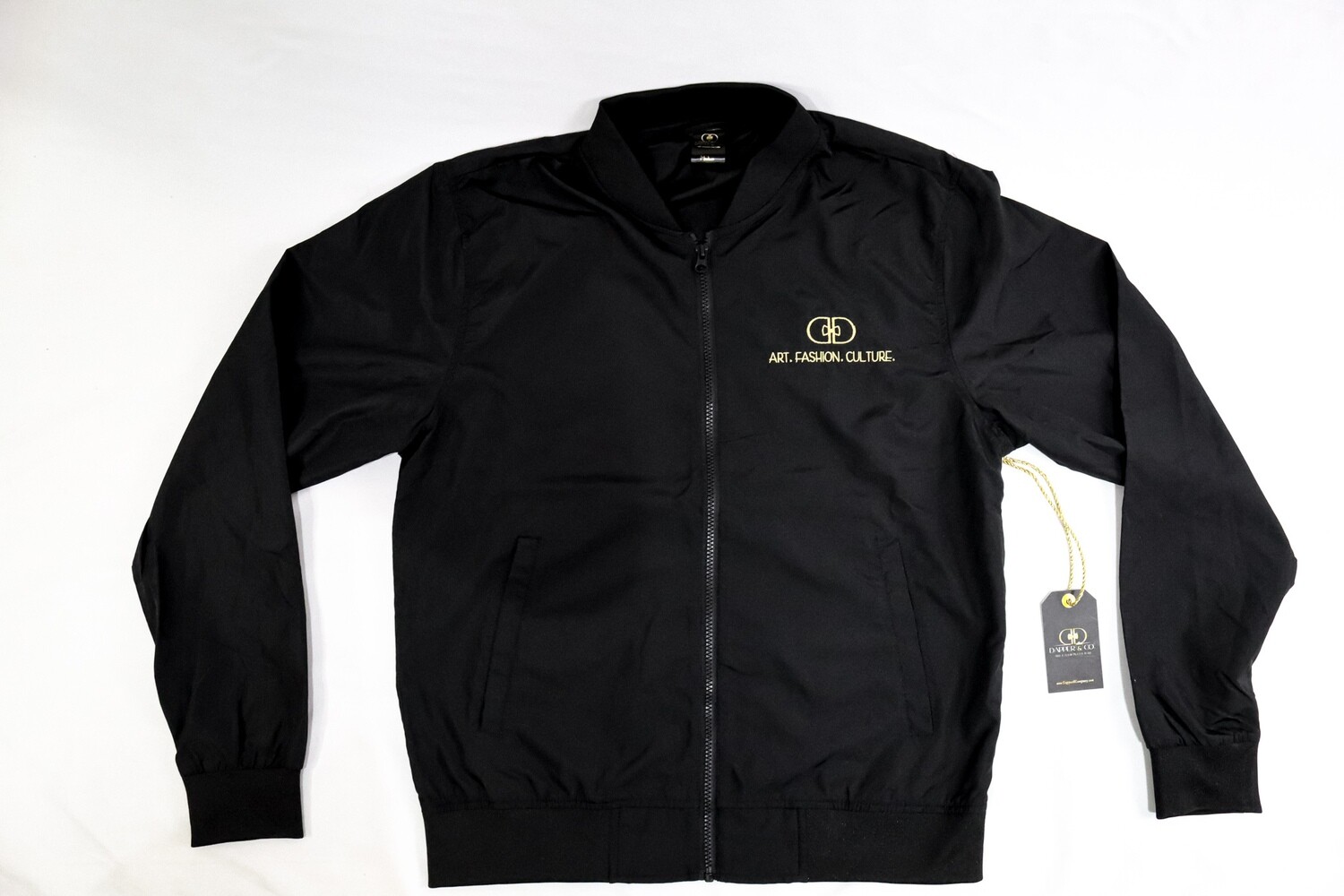The "DA-17" Bomber Jacket (Black/Gold)