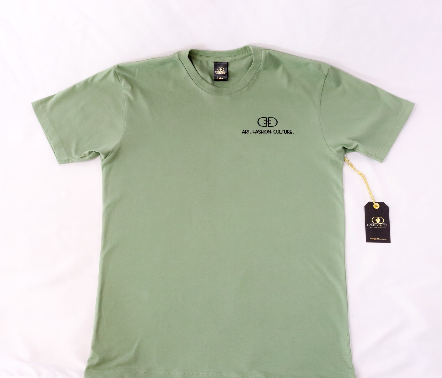 The &quot;Stamp&quot; Tee in Artichoke