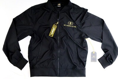 The &quot;DA-17&quot; Bomber Jacket (Black/Gold)
