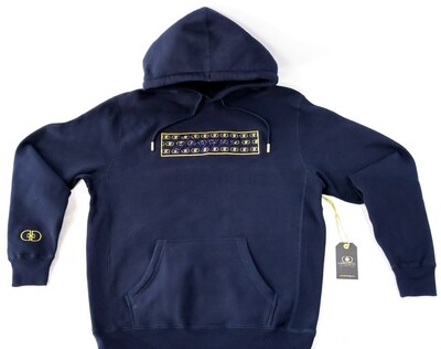 The &quot;Illusion&quot; Hoodie (Navy/Gold)