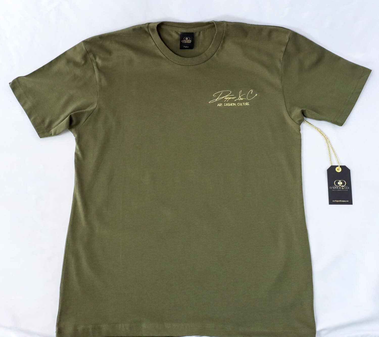 The &quot;Art&quot; Tee (Military/Gold)