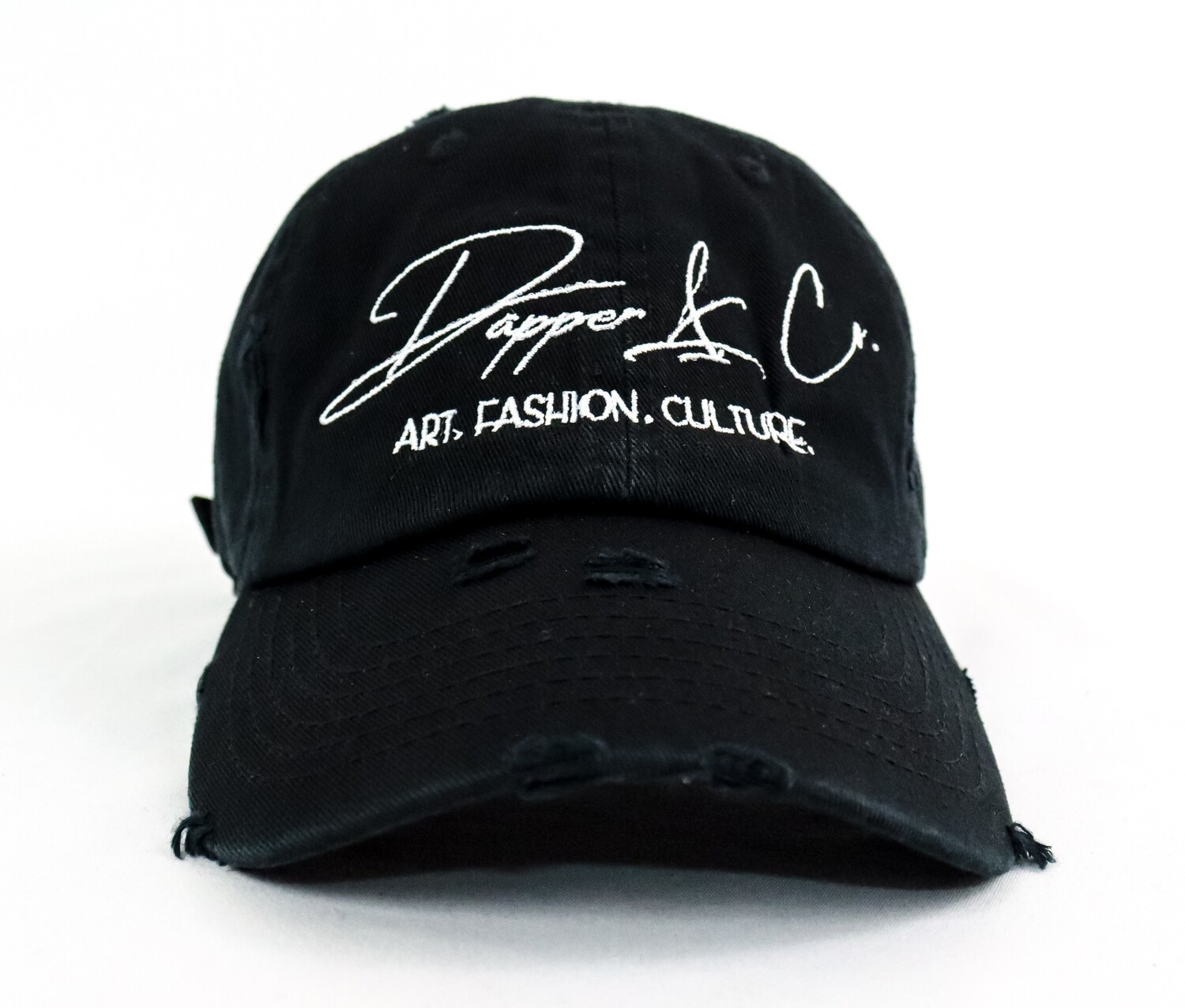 Kids Dapper "Signature" Hat (Black/White)