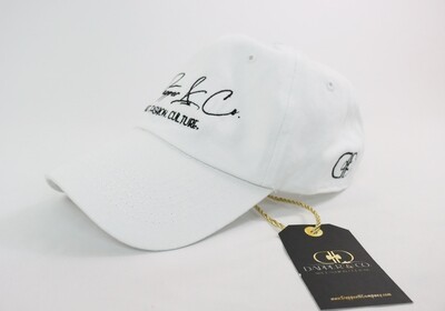 Dapper &quot;Signature&quot; Hat (White/Black)