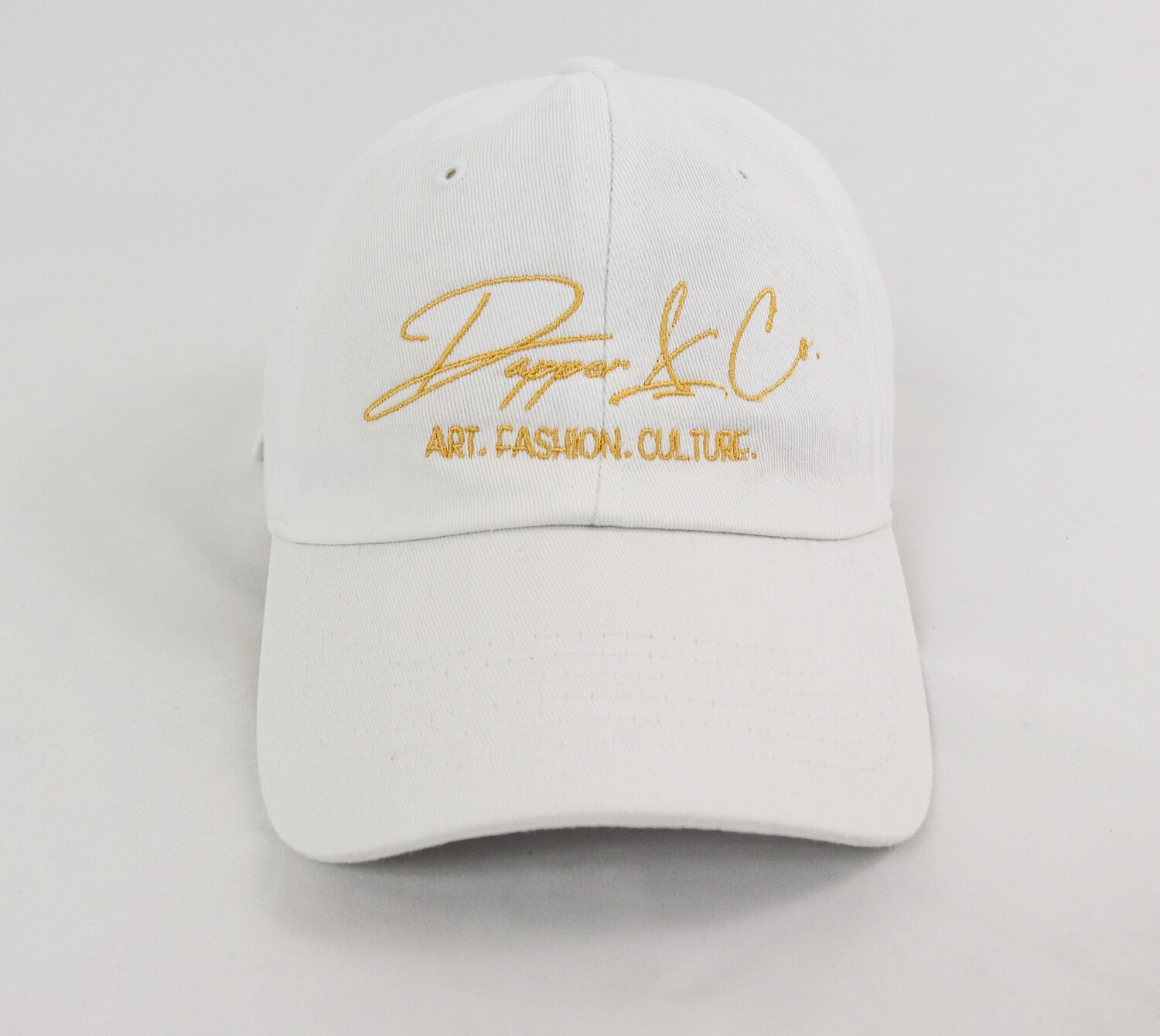 Dapper "Signature" Hat (White/Gold)
