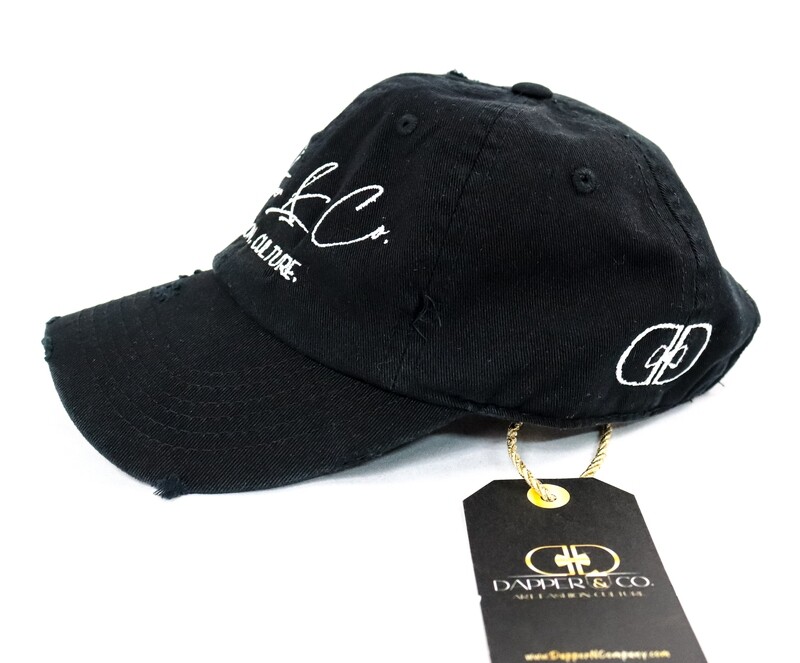 Kids Dapper "Signature" Hat (Black/White)