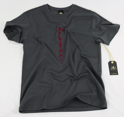 The &quot;Graphite&quot; Tee (Grey/Burgundy)