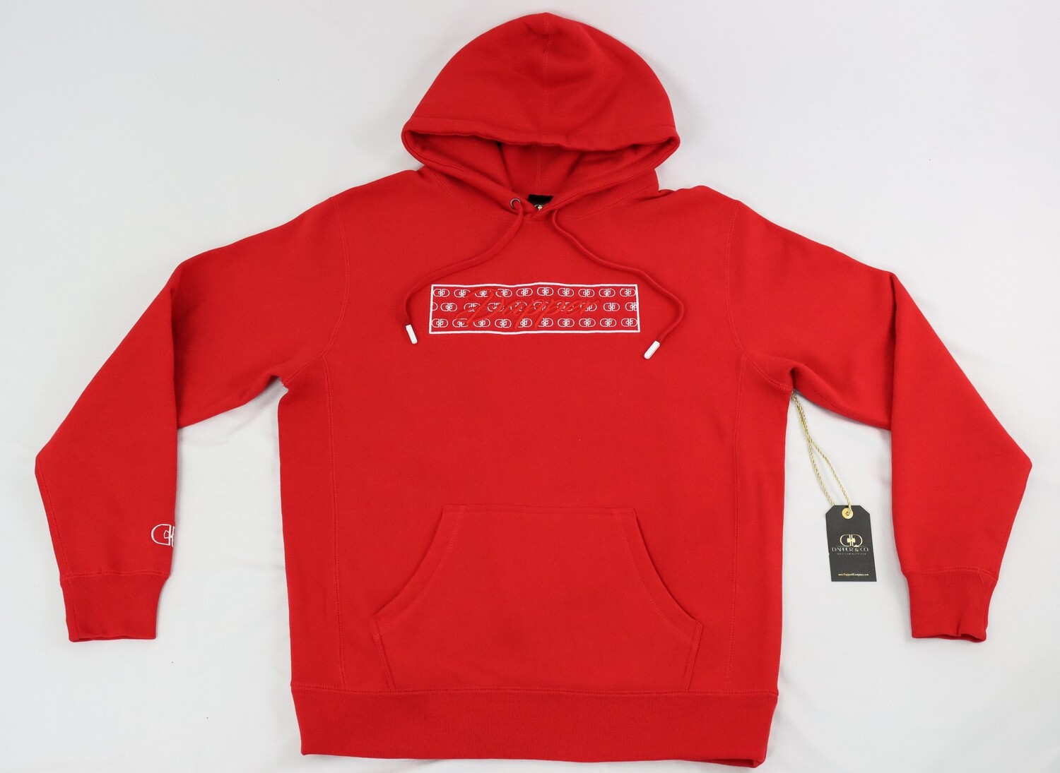 The "Illusion" Hoodie (Red/White)