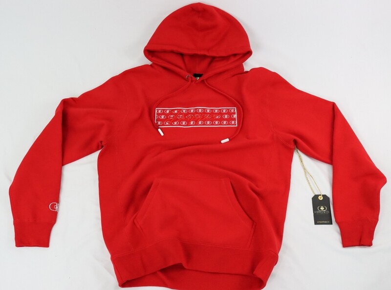 The "Illusion" Hoodie (Red/White)