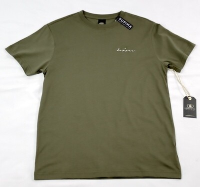 The "Imprint" Tee SUPIMA ® Edition  (Olive Branch)