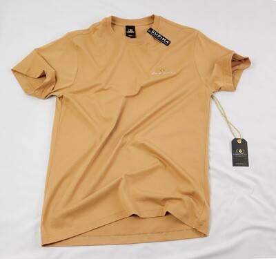 The "Imprint" Tee SUPIMA ® Edition  (Wheat/Cream)