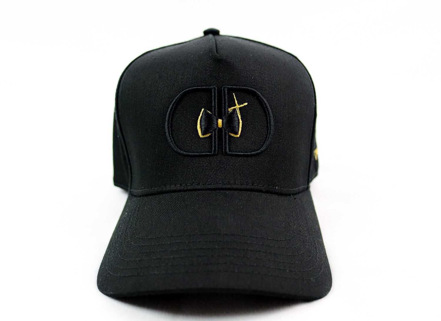 Dapper "Crest" Snap-back (Black/Gold)