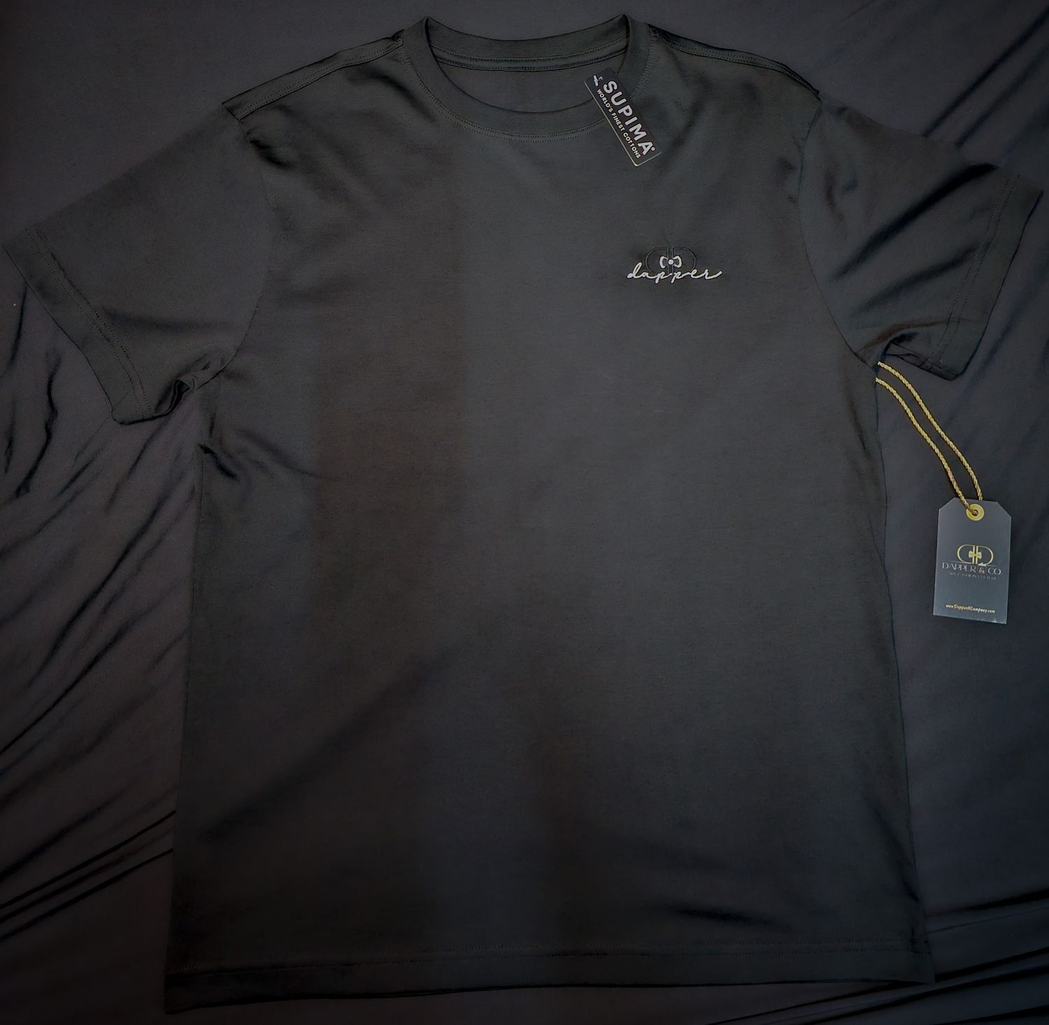 The "Imprint" Tee SUPIMA ® Edition (Black)