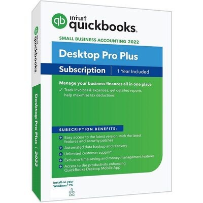 QuickBooks Pro Plus 2022 (Annual Subscription)