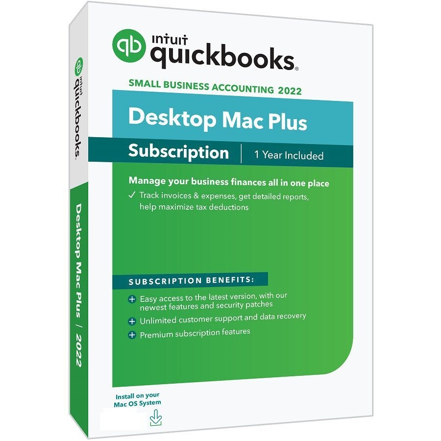 QuickBooks Mac Plus 2022 (Annual Subscription)