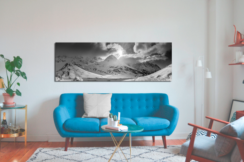 Photographie d'art-limited edition panoramic montain