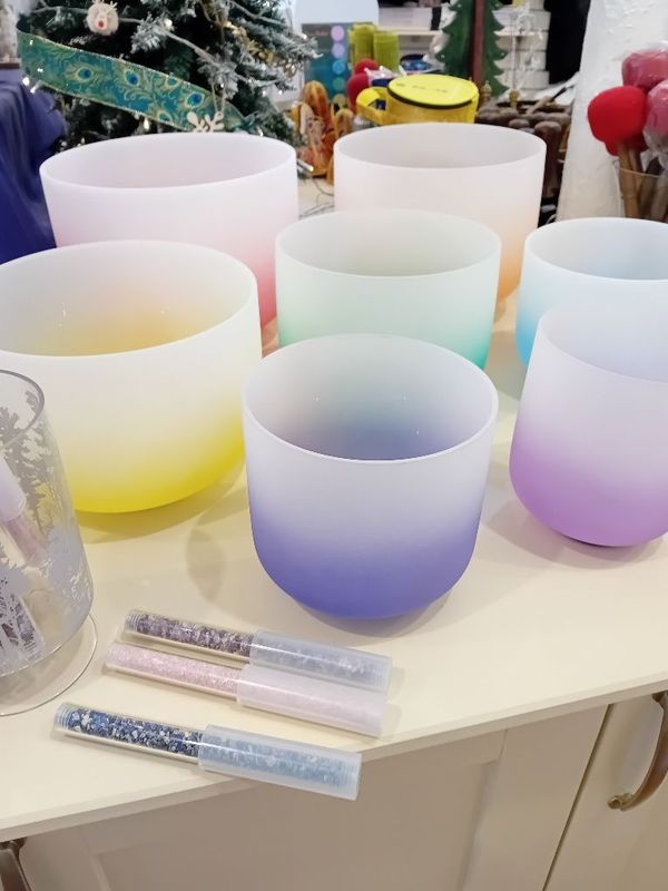 crystal mallets for playing crystal singing bowls