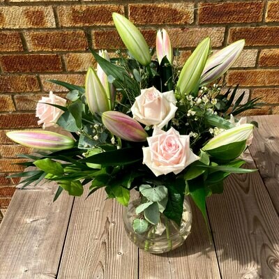 Lily-Rose Vase Arrangement