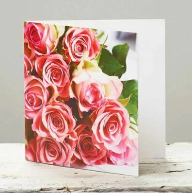 Rose Design Greetings Card