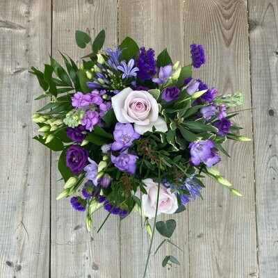 Indie-Violet Vase Arrangement