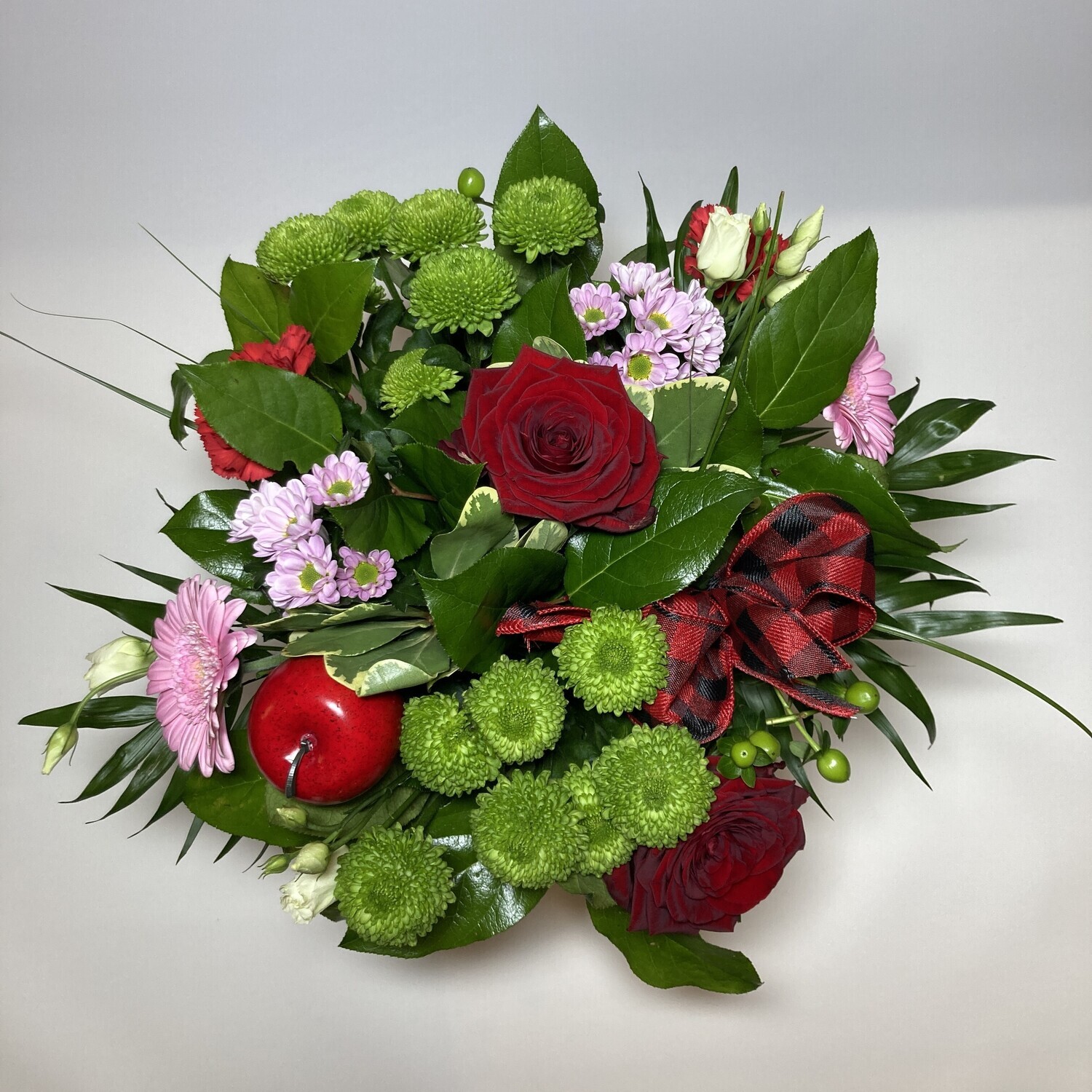 Scarlet-Rose Hand-Tie