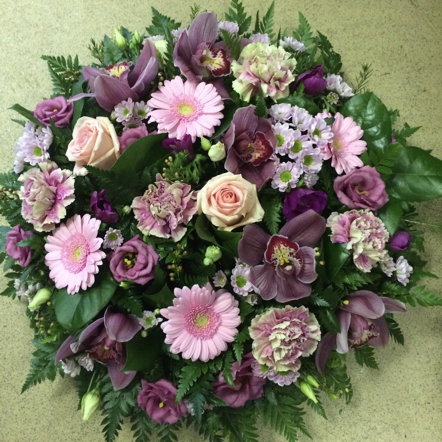 Pink Floral Posy Pad
