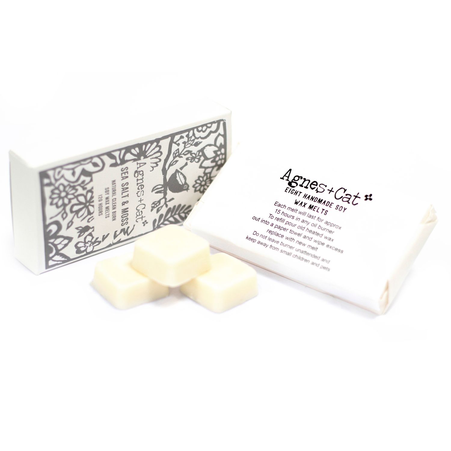 Box of 8 Wax Melts - Seasalt + Moss