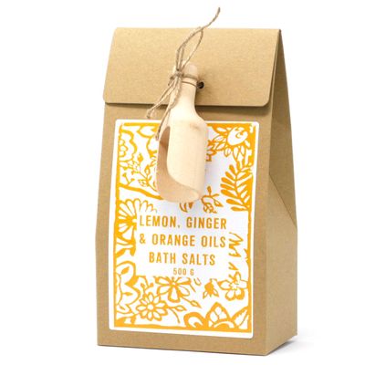 Himalayan Bath Salts - Lemon, Ginger &amp; Orange