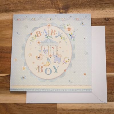 Baby Boy Greetings Card