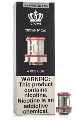 UWELL CROWN IV -Mesh 0.23ohm - 4-Pack *PRECIO UNITARIO*
