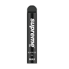 SUPREME MAX- DESCARTABLES
2000 Puffs 
***al 2%: CUBAN TOBACCO (7)
***al 5%:
PIÑA COLADA(3), BLUE RAZZ (2), BLUE BERRY MINT (3)