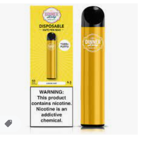 DINNER LADY-DIDPOSABLE POD-1500 PUFFS
***SABORES** Citrus Ice.