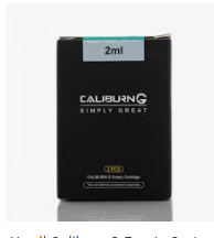 UWELL CALIBURN G EMPTY CARTRIDGE - 2ML.  Caja por 2 unidades ***PRECIO UNITARIO***