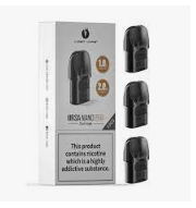LOST VAPE URSA NANO &amp; 
URSA BABY REFILIABLE POD- Caja x 3 Unidades
(1 Ohm y 0.80 Ohm) - Precio por Unidad