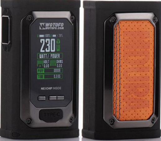 WOTOFO MDURA &quot;PRO&quot; 
230W TC VW APV Box Mod
COLORES: King Kong Orange