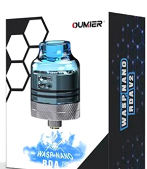 OUMIER-WASP NANO RDA V2
COLORES; NEGRO Y SILVER