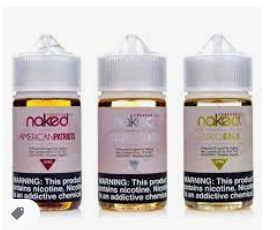 NAKED 100 (TABAQUILES) 
60 ML./ 3mg. y 12mg.
SABORES: 
American Patriots, Cuban Blend, Euro Gold