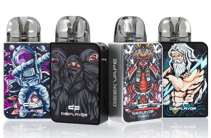 GEEK VAPE DIGIFLAVOR U- Pod Kit (1000mAh) Colores: SAMURAI SILVER~ SPACEGANG SILVER~NINJA