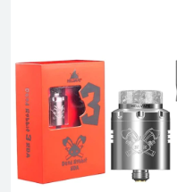 HELL VAPE DEAD RABBIT &quot;3&quot; RDA
COLOR:  (2) Matte Full Black, (1) Black/Red
