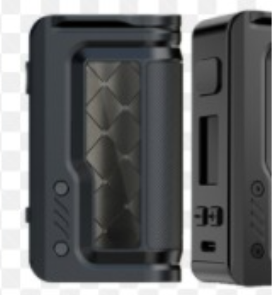 VANDY VAPE GAUR 18 BOX MOD, 200 W, Color BLACK GOLD, Dual 18650 (no incluidas)
