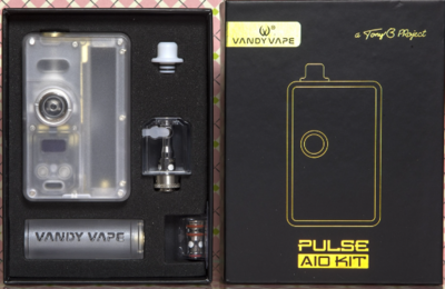 VANDY VAPE PULSE AIO KIT (by Tony B Proyect) COLOR: Negro