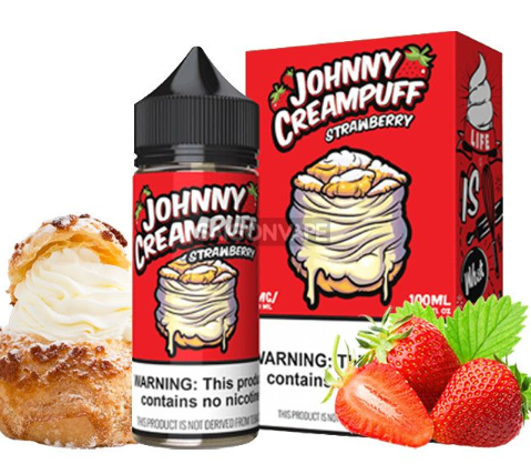 JOHNNY CREAMPUFF STRAWBERRY 100ml.