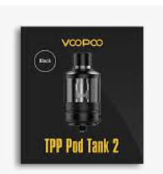VOOPOO TPP POD TANK &quot;2&quot; (25mm.) Color: Silver (SS)