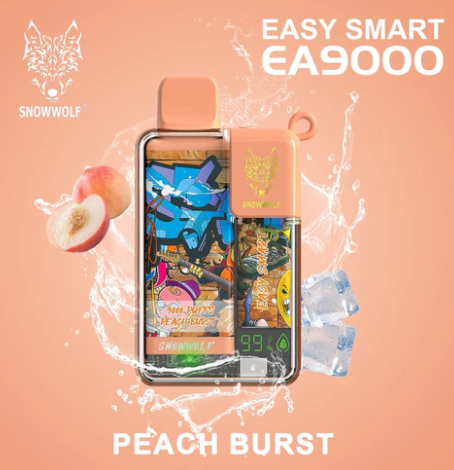 SNOWWOF EA9000 Disposable (9000 Puffs) SABOR: Peach Burst