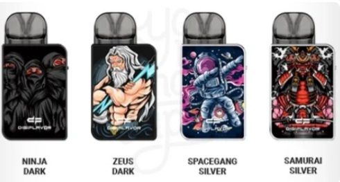 GEEKVAPE DIGIFLAVOR U POD KIT. COLORES Space Gang Silver, Samurai Silver